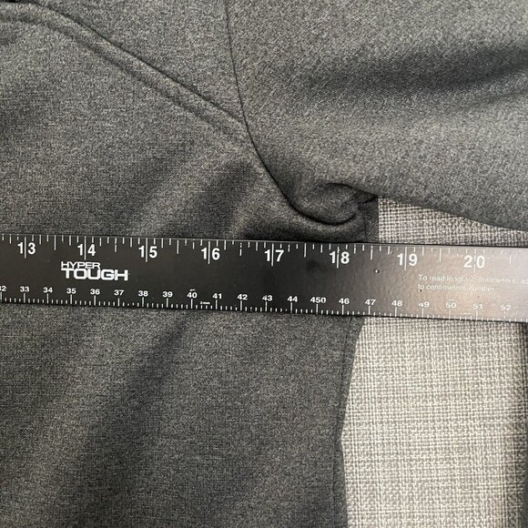 Penn Sport Sweater Womens Medium Turtle Neck Zip Tennis Heather Grey - Picture 9 of 16